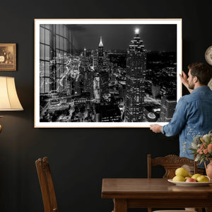 Atlanta Skyline Wall Art Canvas Print, Atlanta Downtown