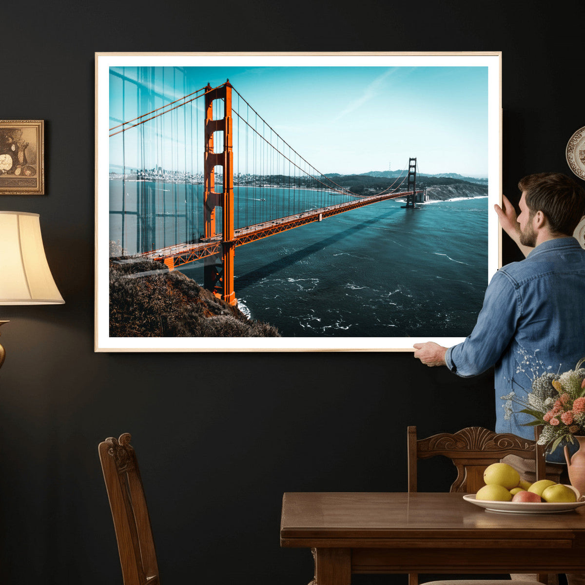 Golden Gate Bridge Wall Art Canvas Print – San Francisco