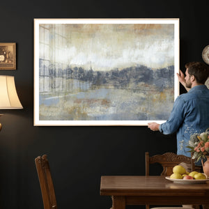 Abstract Neutral Landscape Painting Wall Art