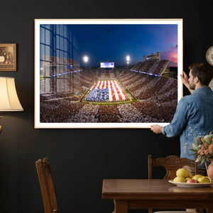 Oklahoma Sooners Memorial Stadium Wall Art Canvas Print,