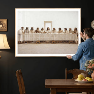 The Last Supper Wall Art Canvas Print, Jesus Christ Biblical