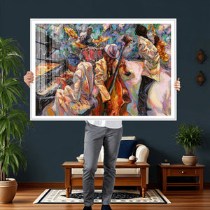 African American Jazz Art Music Abstract Wall Art Painting