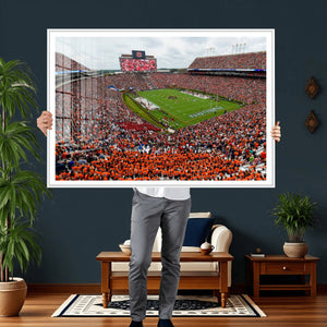 Auburn Stadium Wall Art Canvas Print, Jordan Hare Stadium