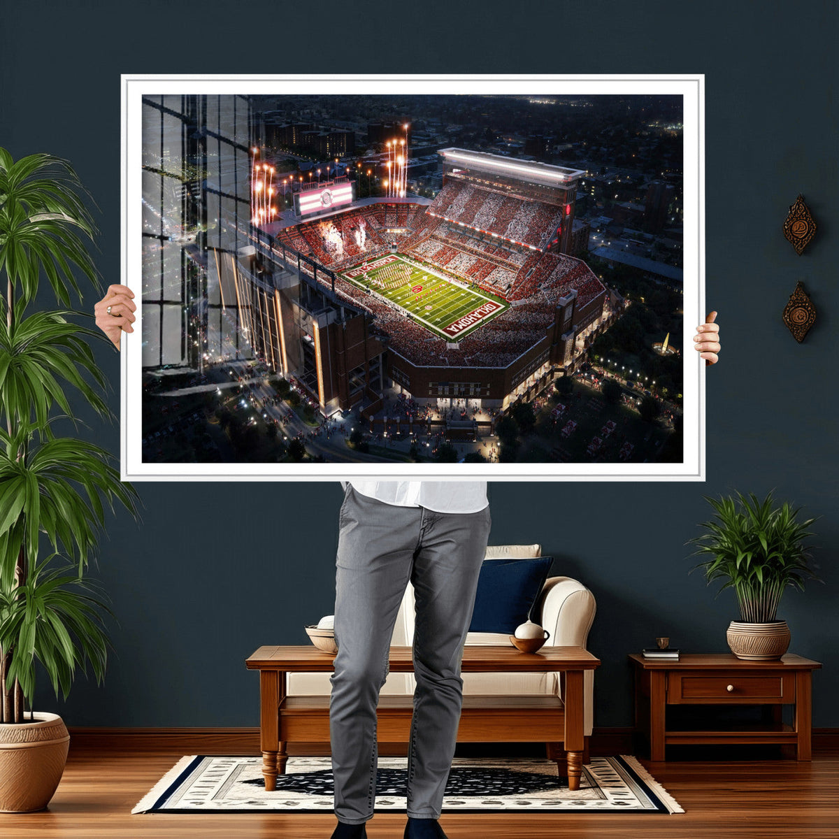 Oklahoma Memorial Stadium - Gaylord Memorial Stadium Wall