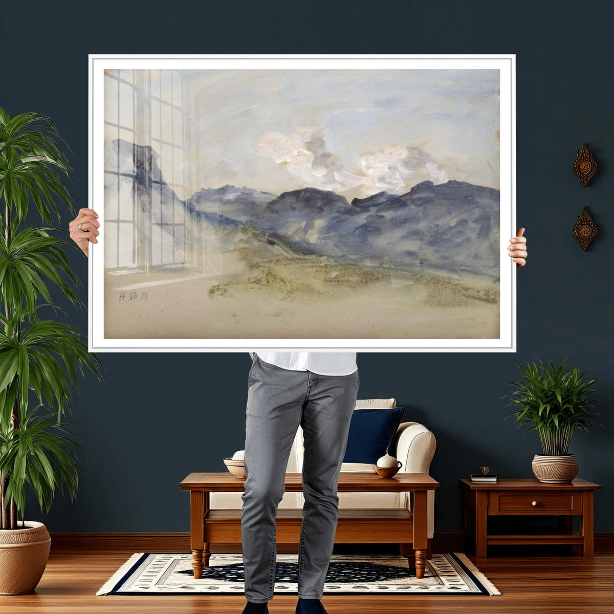 Alps Hercules Brabazon Brabazon Abstract Wall Art Canvas
