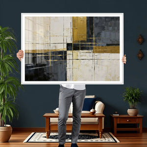 Geometric Abstract Wall Art Canvas Print