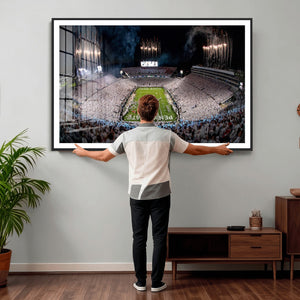 Penn State Football Wall Art Canvas Print – Framed Stadium