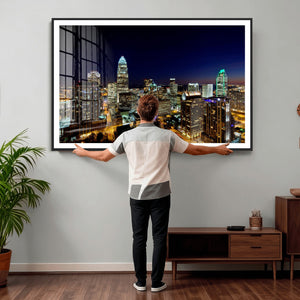 Atlanta Skyline Wall Art Canvas Print – Modern Cityscape