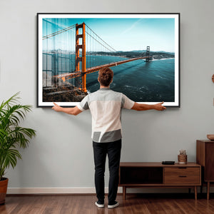 Golden Gate Bridge Wall Art Canvas Print – San Francisco
