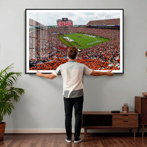 Auburn Stadium Wall Art Canvas Print, Jordan Hare Stadium