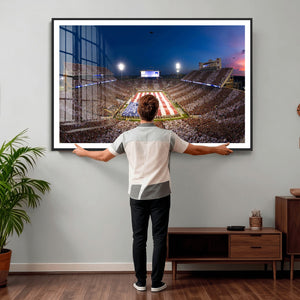 Oklahoma Sooners Memorial Stadium Wall Art Canvas Print,