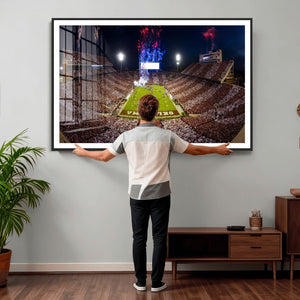 Oklahoma Memorial Stadium Wall Art Canvas Print – Oklahoma