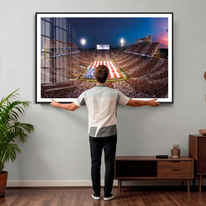 Oklahoma Memorial Stadium Wall Art Canvas Print – Oklahoma