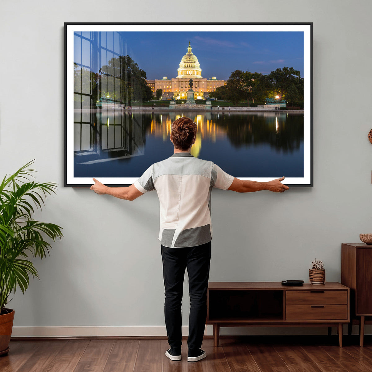 US Capitol Building Wall Art Canvas Print – Washington DC