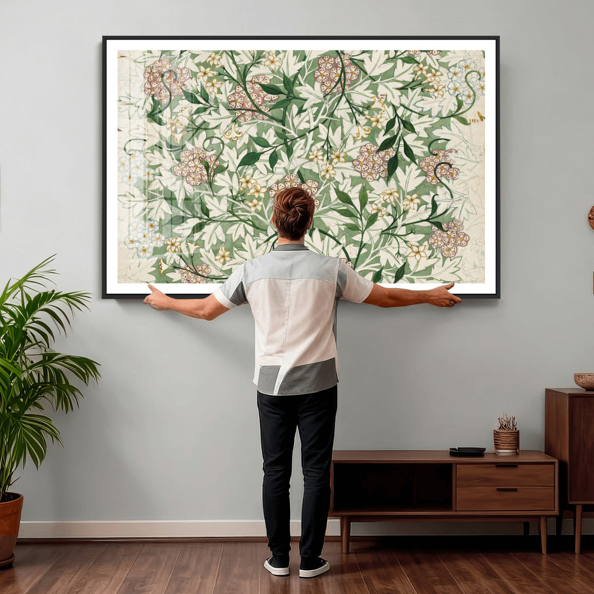 William Morris Jasmine 1872 Canvas Wall Art — Arts and