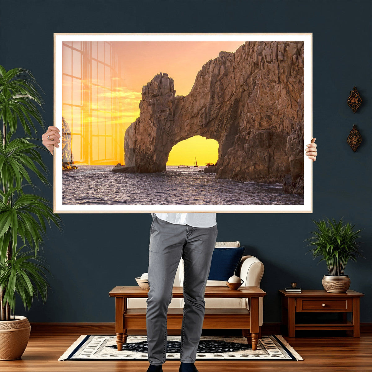El Arco Cabo San Lucas Ocean Arch Wall Art Canvas Print