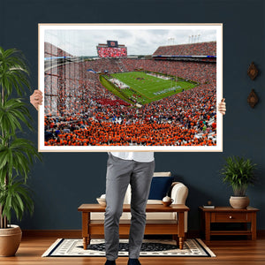 Auburn Stadium Wall Art Canvas Print, Jordan Hare Stadium