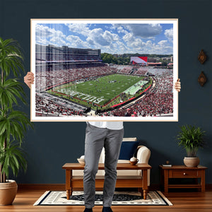 Georgia Bulldogs Stadium Wall Art Canvas Print, Sanford