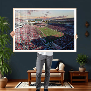 Donald W. Reynolds Razorback Stadium Wall Art Canvas Print –