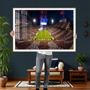 Oklahoma Memorial Stadium Wall Art Canvas Print – Oklahoma