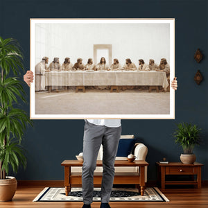 The Last Supper Wall Art Canvas Print, Jesus Christ Biblical