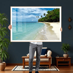 Puerto Rico Beach Paradise Wall Art – Tropical Coastal Print