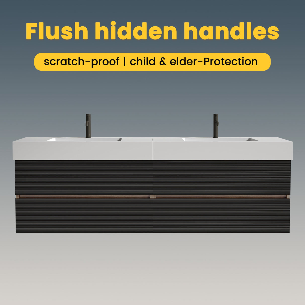 Grace 72'' Bathroom Vanity with Matt