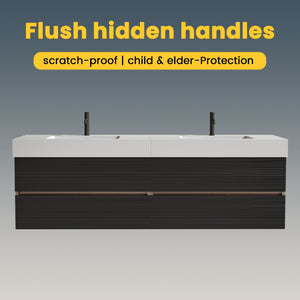 Grace 72'' Bathroom Vanity with Matt