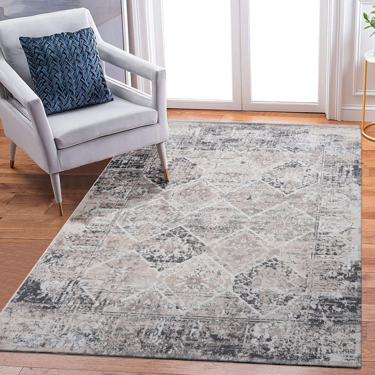 NAAR PAYAS Traditional Non-Shedding and Stain Resistant Area Rug