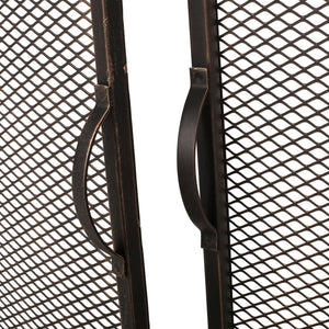Samantha - Iron Fireplace Screen 2 Door Design