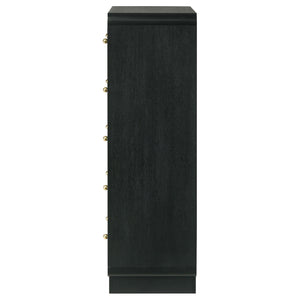 Cavelle 5-drawer Chest of Drawers Black