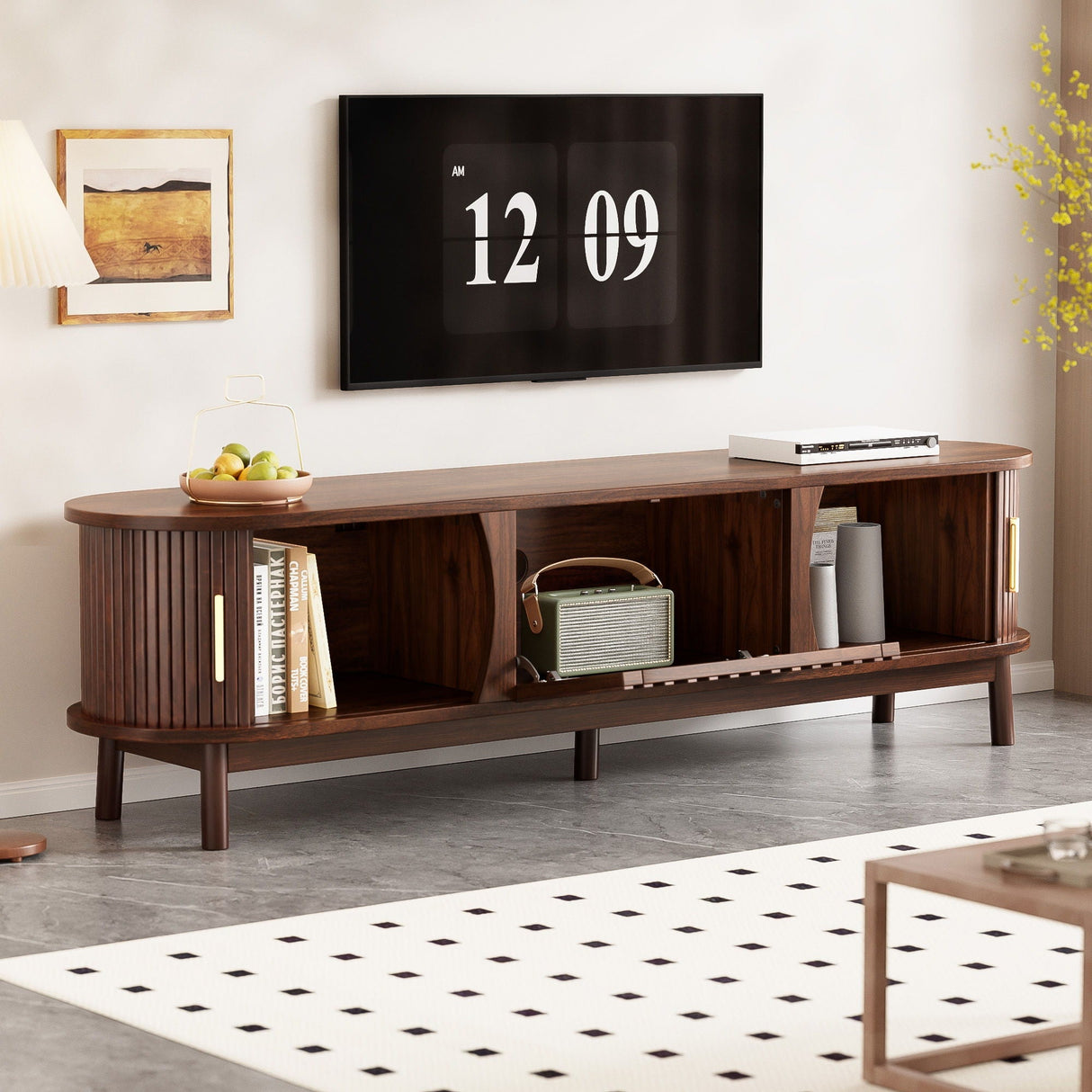 TV Stand Entertainment Center with Storage