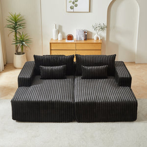 87' Oversized Sectional Lounge Chaise