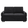 Convertible Sofa Bed Loveseat With Adjustable Backrest And USB Ports