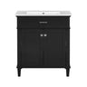 Bathroom Vanity With Ceramic Basin, Soft Close Door And Adjustable Shelves