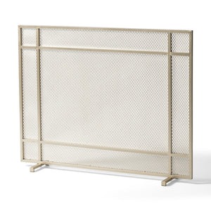 Elegant Iron Fire Screen For Fireplace Protection
