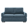 Convertible Sofa Bed Loveseat With Adjustable Backrest And USB Ports