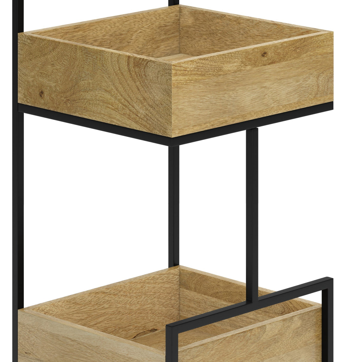 16" Bar Cart with Bottom Shelf and Locking Casters - Bar Carts
