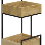 16" Bar Cart with Bottom Shelf and Locking Casters - Bar Carts