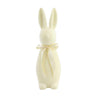 16" Flocked Button Nose Bunny (WH0139)