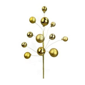16" Ornament Ball Pick: Gold