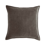 20''x20'' Luxe Velvet Throw Pillow  | 19 Colors – Soft & Elegant Piped Edge Design | Modern Couch & Bedroom Accent | Insert Included