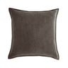 20''x20'' Luxe Velvet Throw Pillow  | 19 Colors – Soft & Elegant Piped Edge Design | Modern Couch & Bedroom Accent | Insert Included