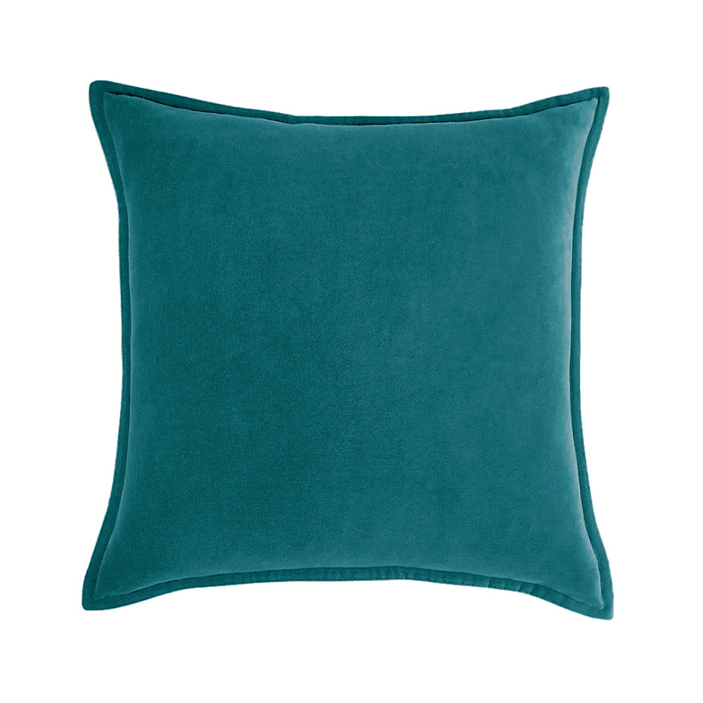 20''x20'' Luxe Velvet Throw Pillow  | 19 Colors – Soft & Elegant Piped Edge Design | Modern Couch & Bedroom Accent | Insert Included
