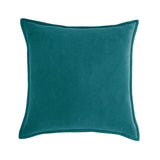 20''x20'' Luxe Velvet Throw Pillow  | 19 Colors – Soft & Elegant Piped Edge Design | Modern Couch & Bedroom Accent | Insert Included