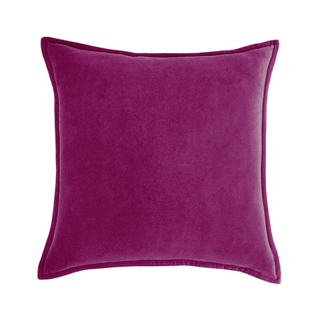 20''x20'' Luxe Velvet Throw Pillow  | 19 Colors – Soft & Elegant Piped Edge Design | Modern Couch & Bedroom Accent | Insert Included