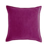 20''x20'' Luxe Velvet Throw Pillow  | 19 Colors – Soft & Elegant Piped Edge Design | Modern Couch & Bedroom Accent | Insert Included