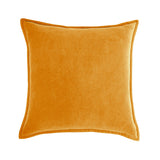 20''x20'' Luxe Velvet Throw Pillow  | 19 Colors – Soft & Elegant Piped Edge Design | Modern Couch & Bedroom Accent | Insert Included
