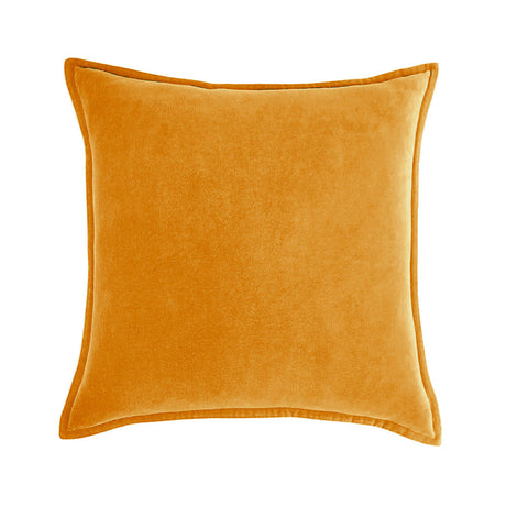 20''x20'' Luxe Velvet Throw Pillow  | 19 Colors – Soft & Elegant Piped Edge Design | Modern Couch & Bedroom Accent | Insert Included