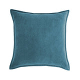 20''x20'' Luxe Velvet Throw Pillow  | 19 Colors – Soft & Elegant Piped Edge Design | Modern Couch & Bedroom Accent | Insert Included